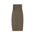 Dyed Washed Straight Hip-Hugging Slim Maxi Skirt