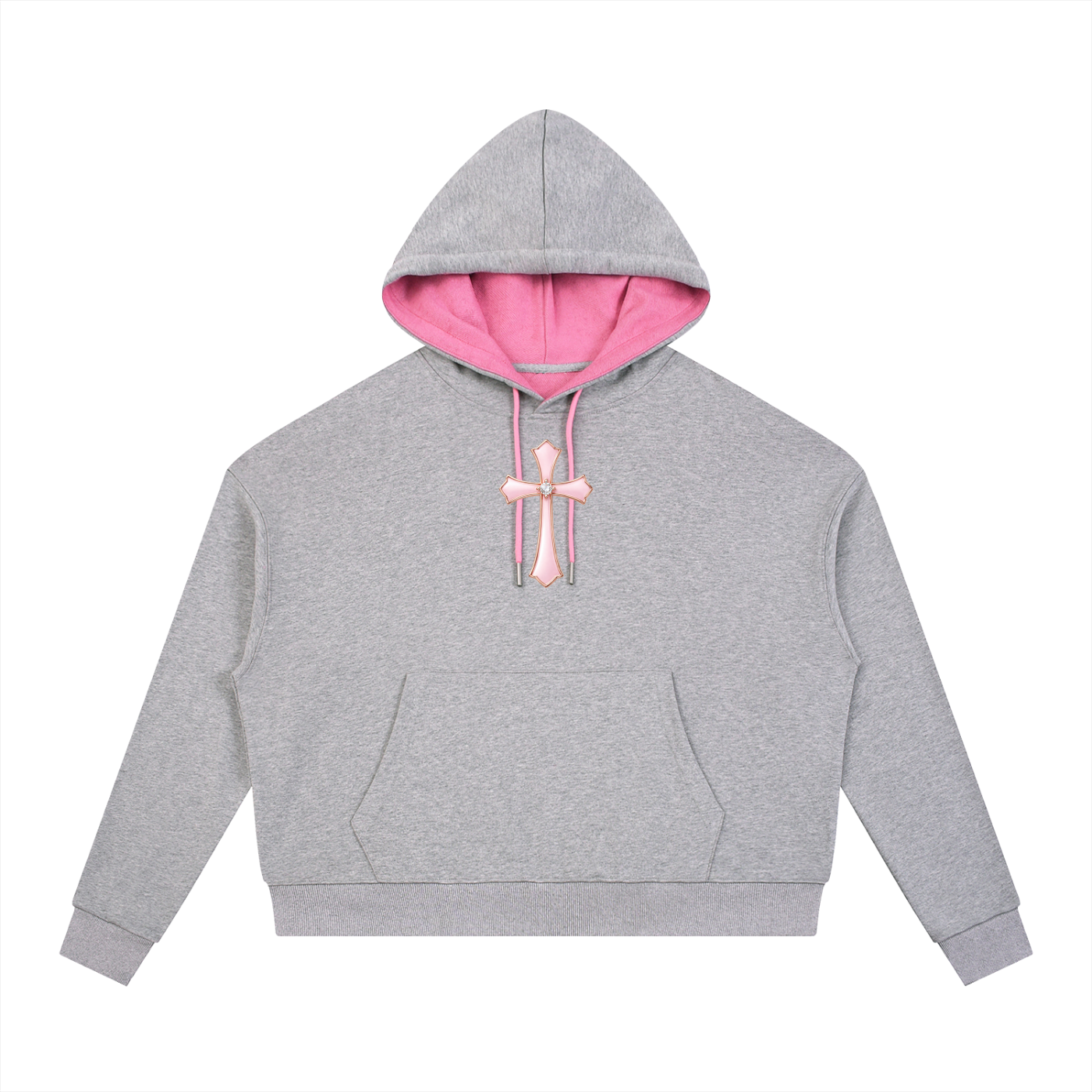 Contrast Drawstring Hoodie