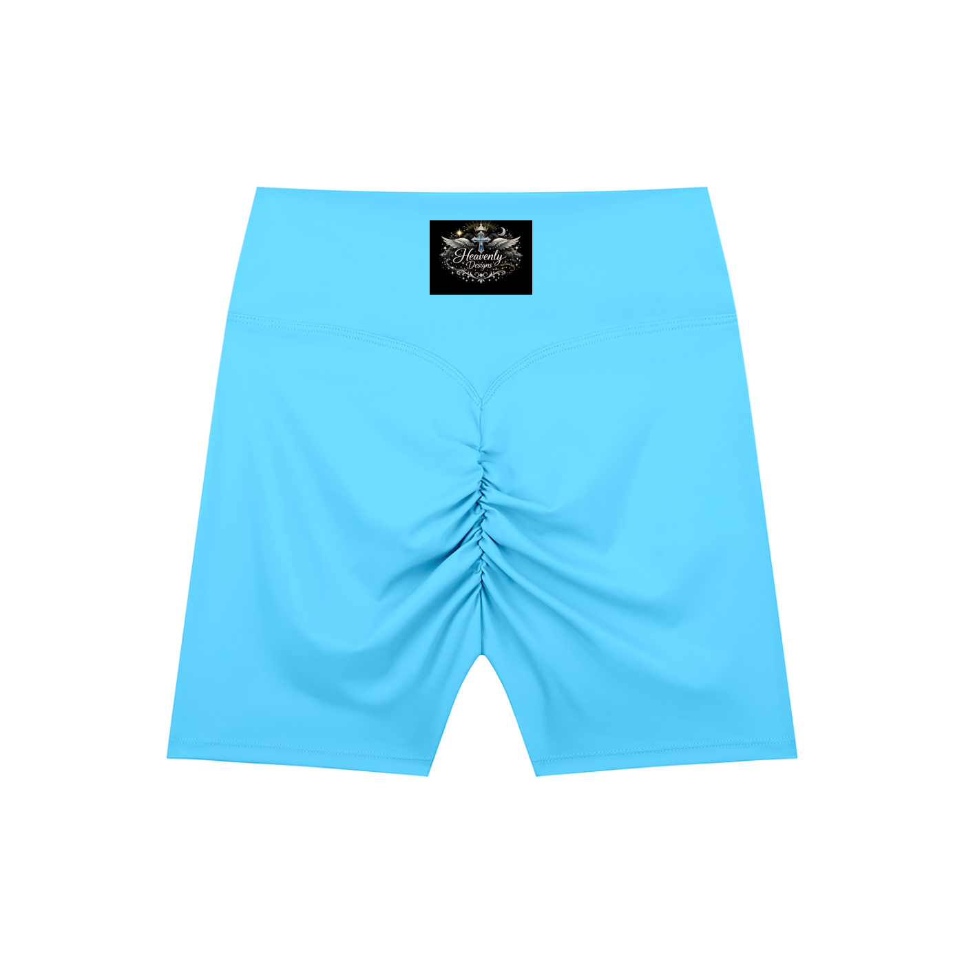 High-Waisted Blend Biker Shorts