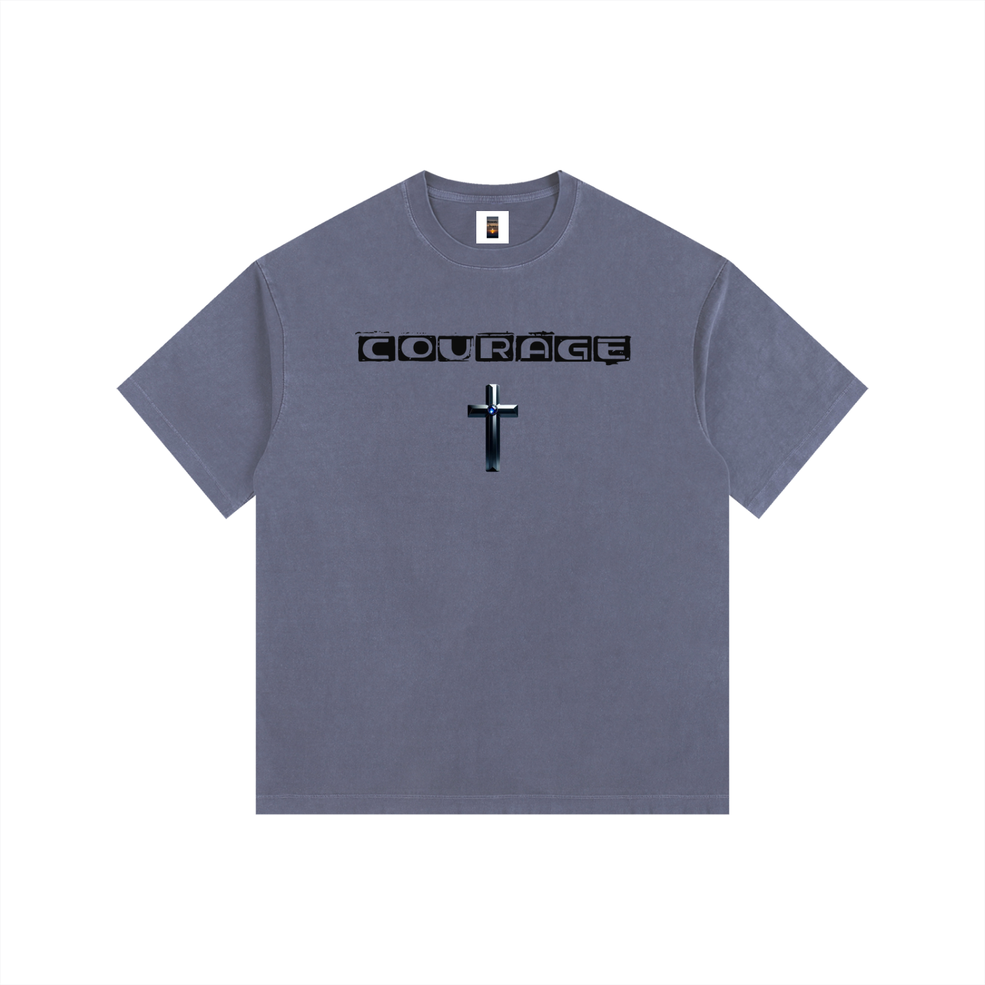 Vintage Washed Oversized Cotton T-Shirt