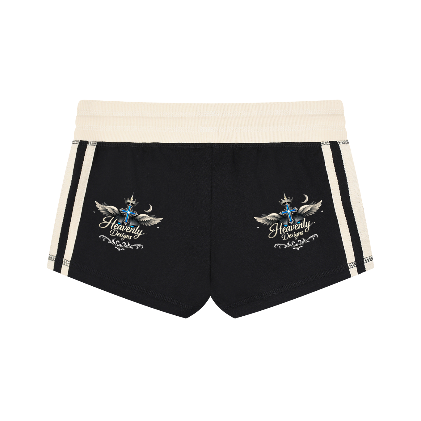 Women's Contrast Stripe Track Shorts