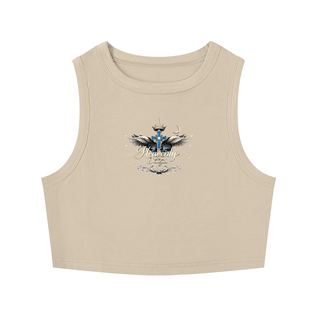Women's Tight Crewneck Crop Tank Top