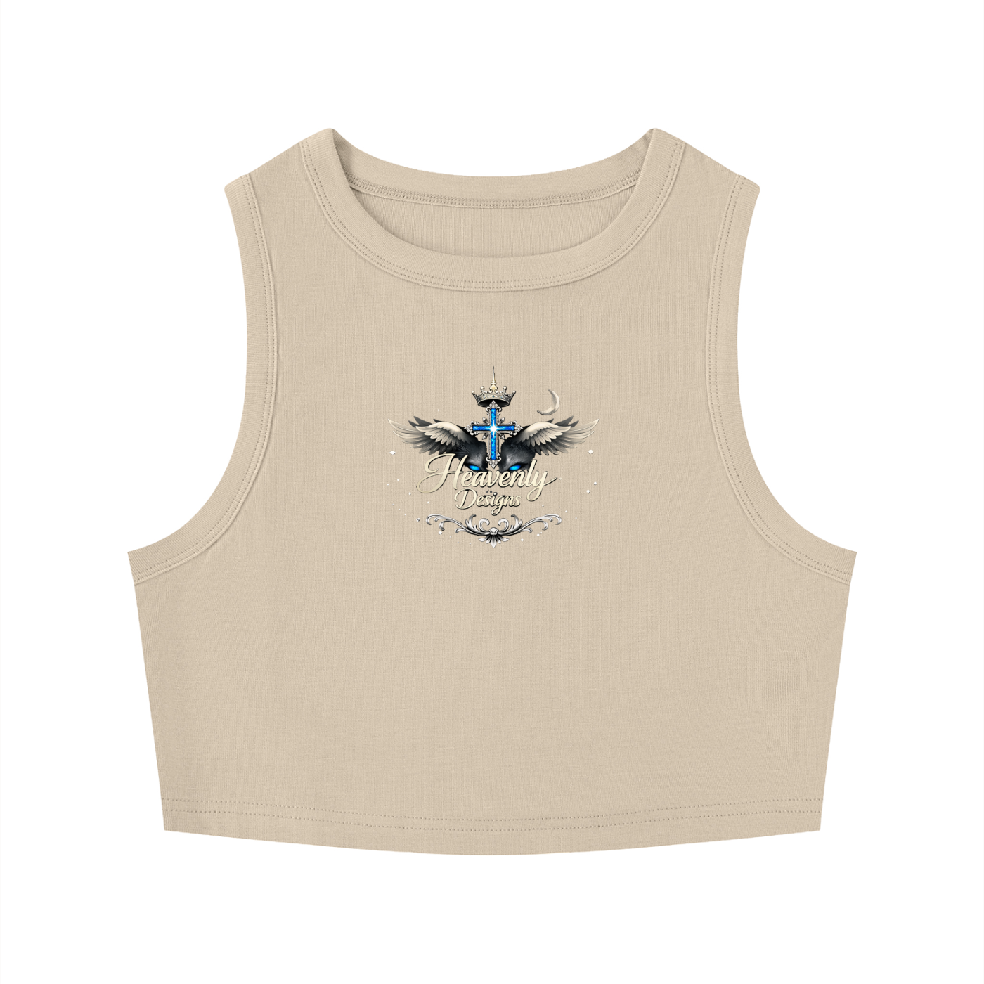 Women's Tight Crewneck Crop Tank Top