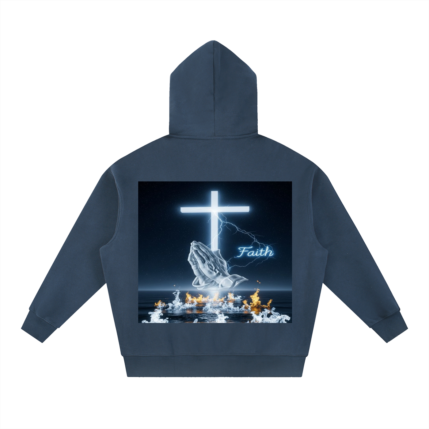 Essential Oversized Boxy Fit Fleece Hoodie