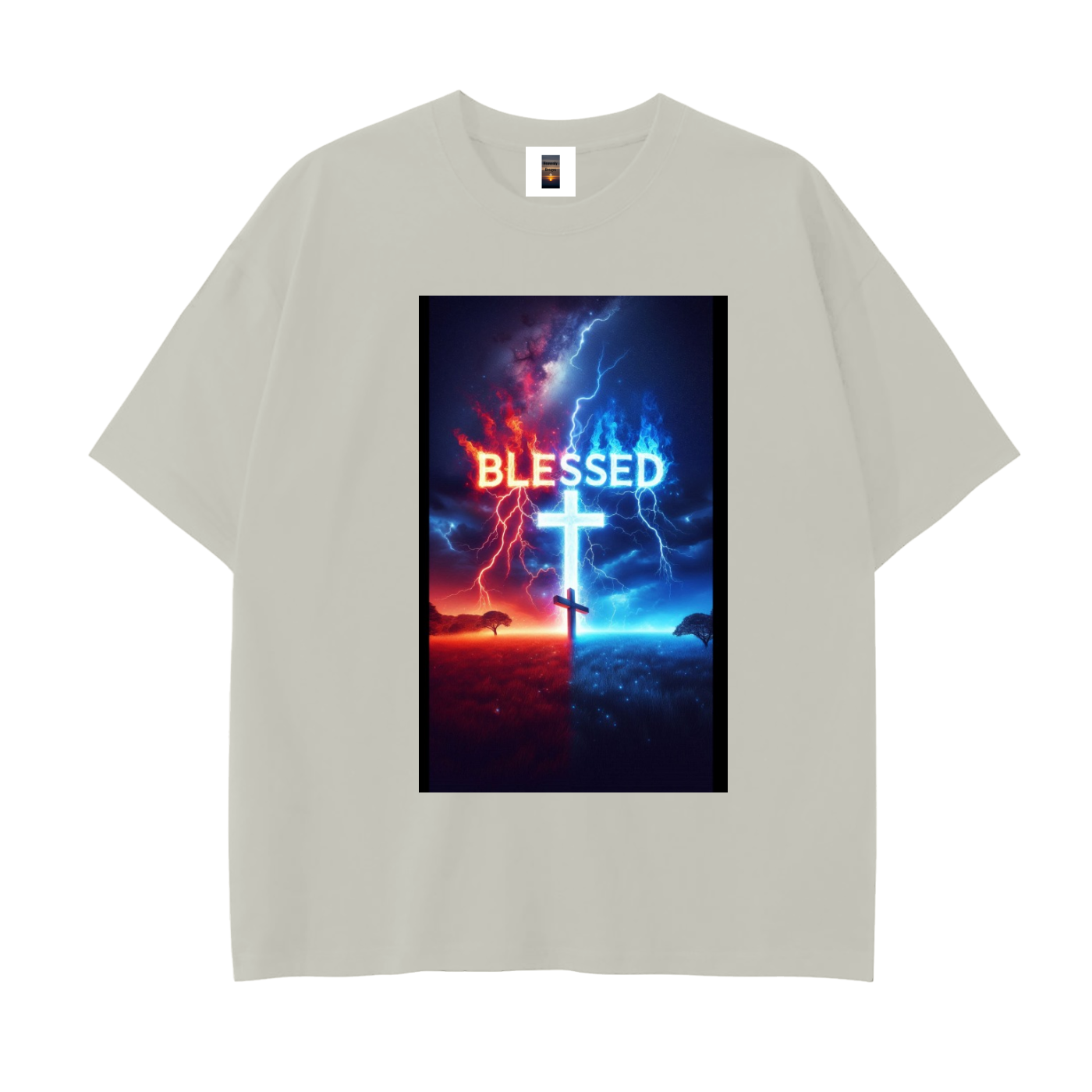 Drop Shoulder Cotton T-Shirt