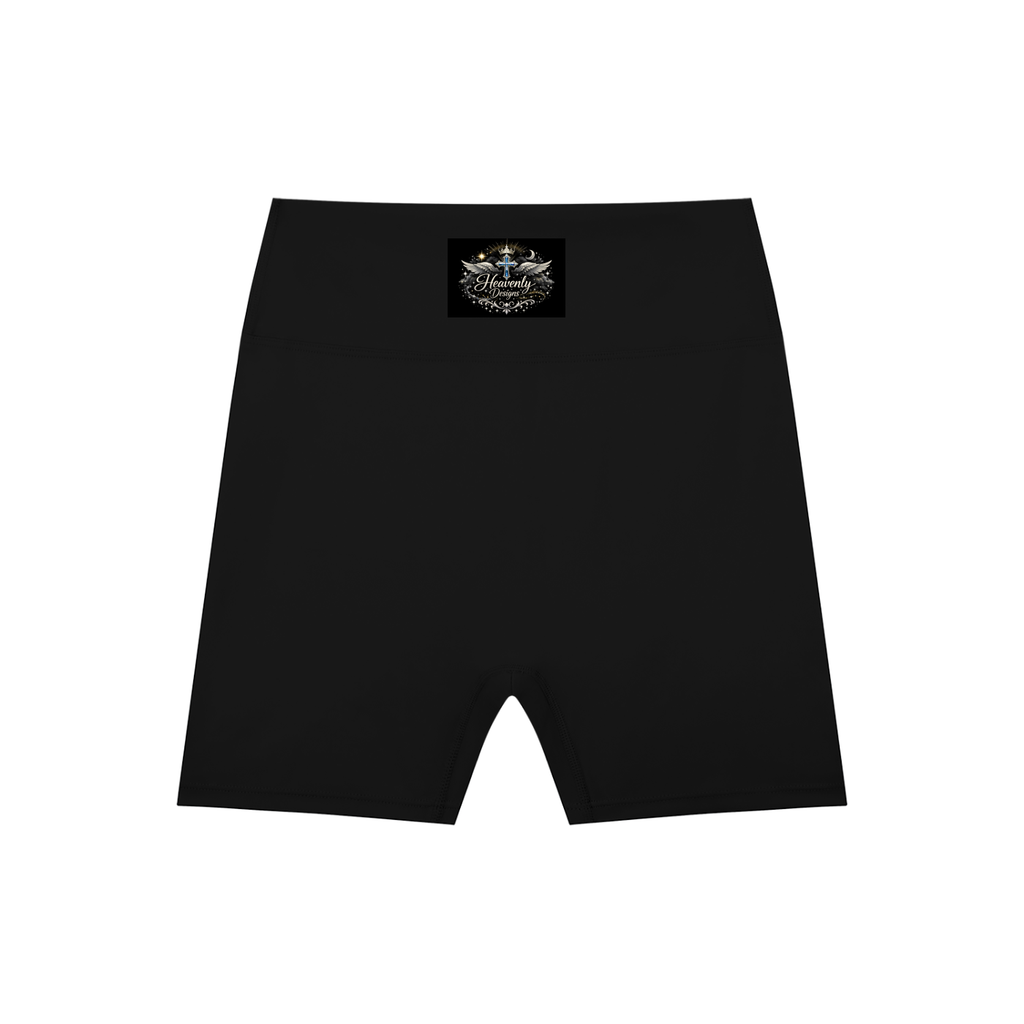 High-Waisted Blend Biker Shorts