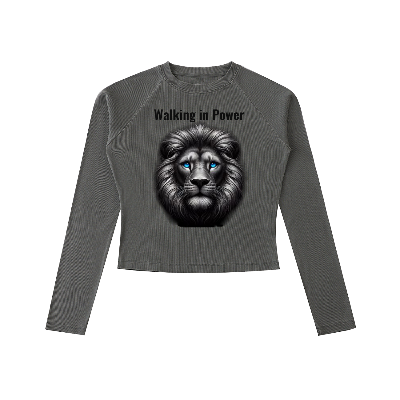 Dyed Washed Raglan Long Sleeve Slim T-Shirt