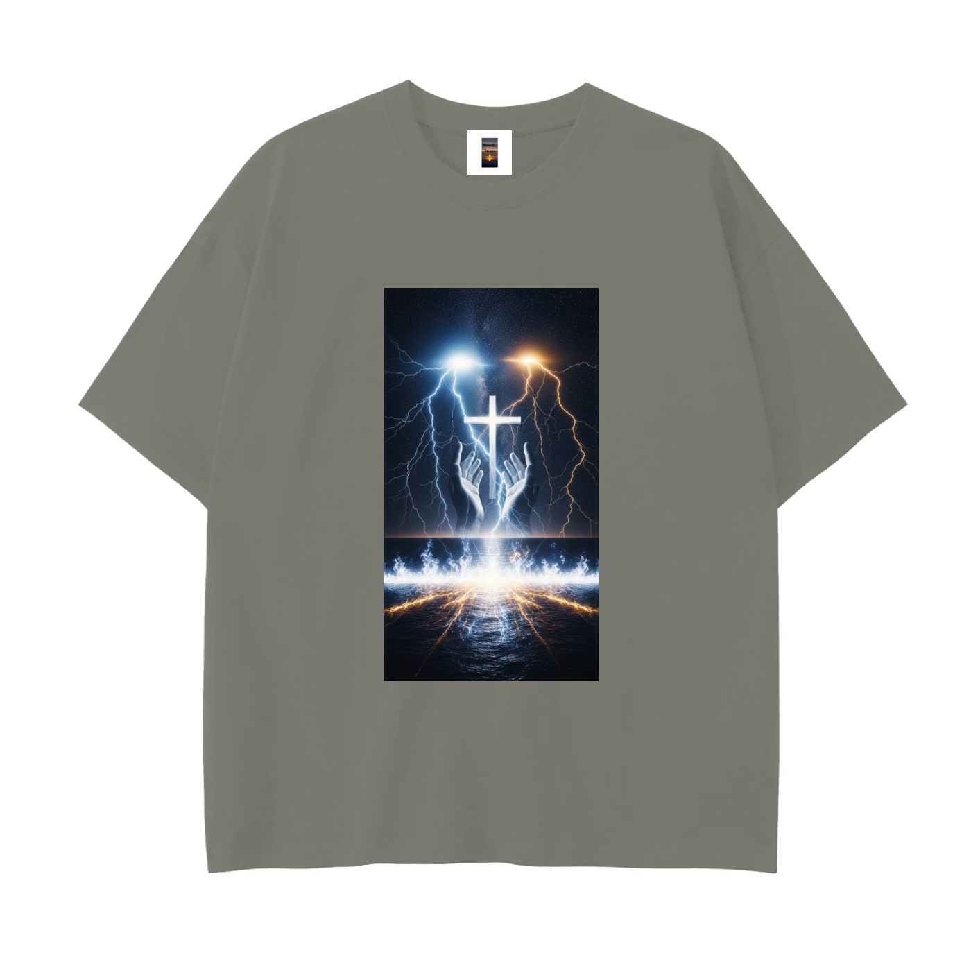 Drop Shoulder Cotton T-Shirt