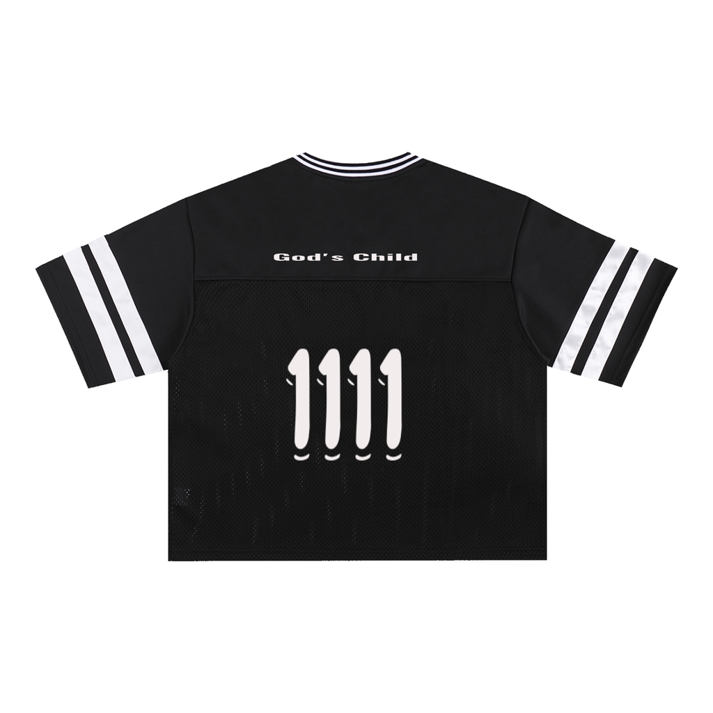 Taped Mesh Boxy T-Shirt