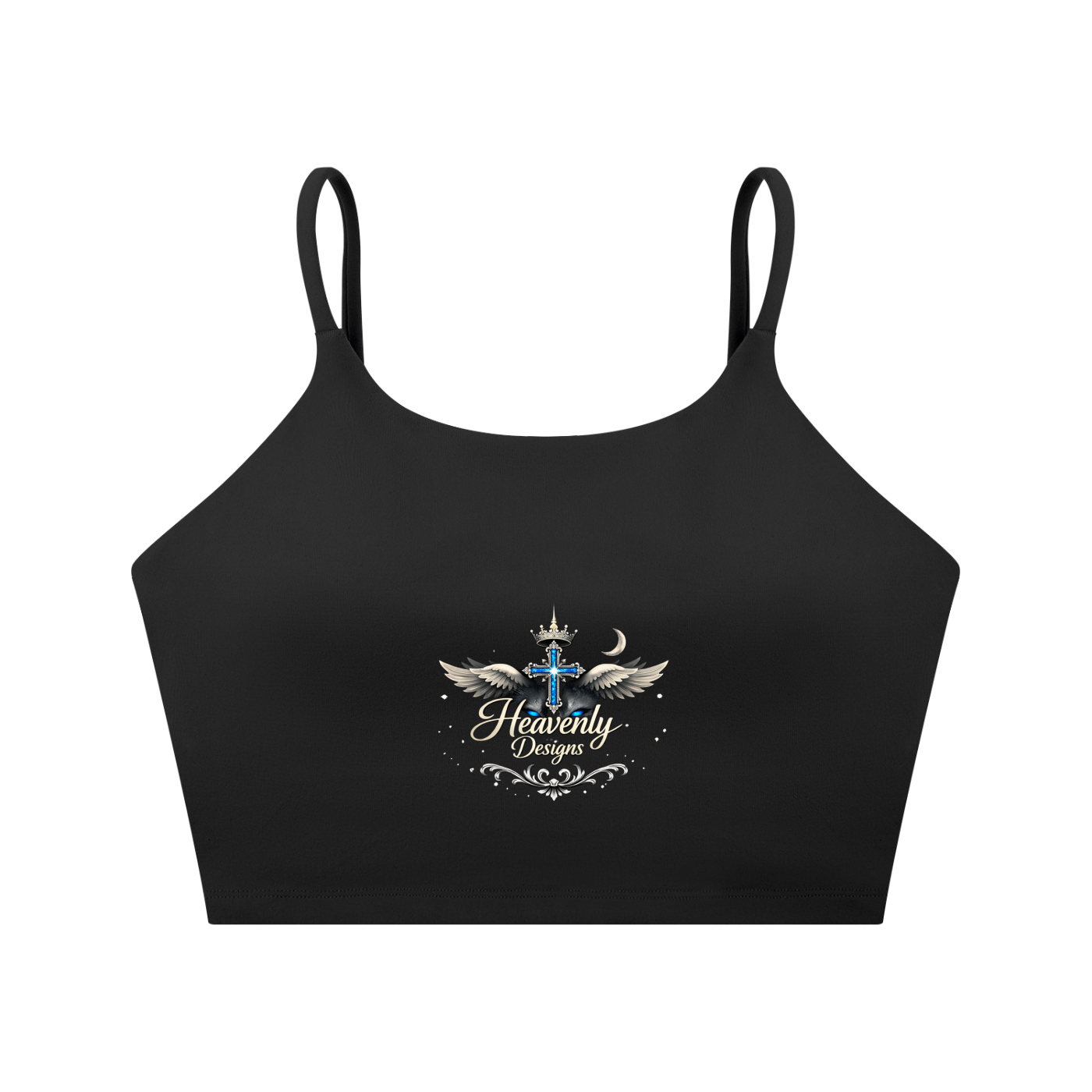 Spaghetti Strap Yoga Sports Bra