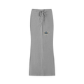 Dyed Washed Drawstring Maxi Skirt