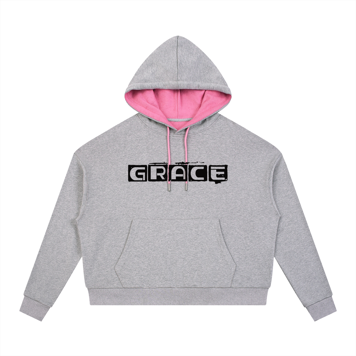 Contrast Drawstring Hoodie