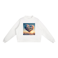 Essential Fleece Mock-Neck Crew Sweatshirt