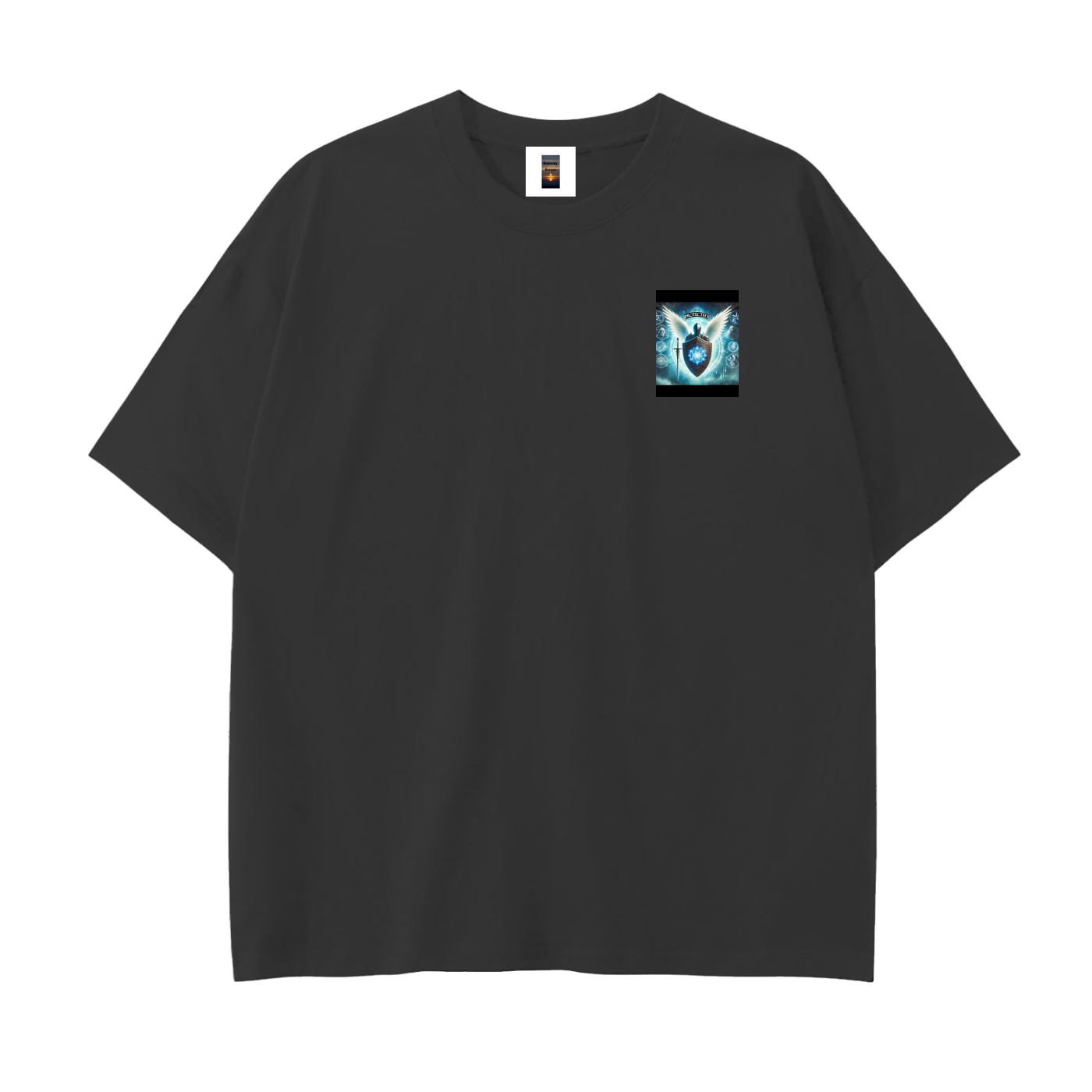 Drop Shoulder Cotton T-Shirt