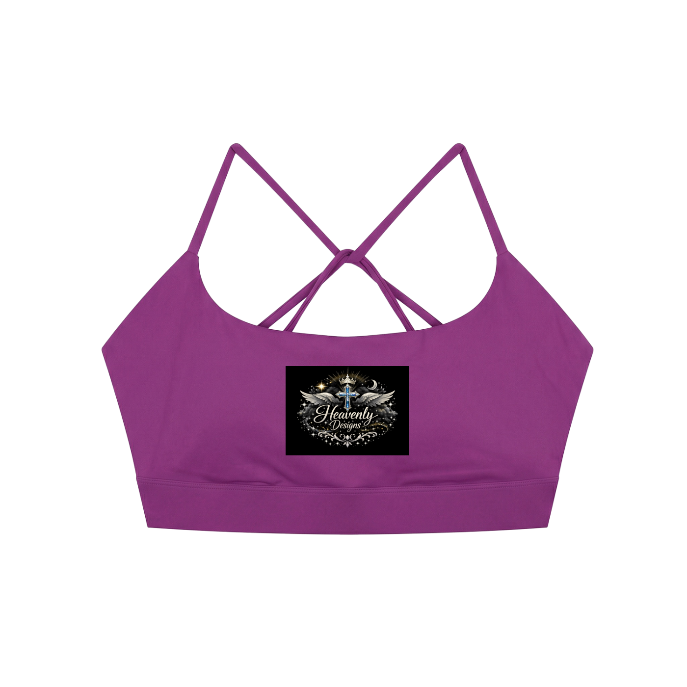 Strappy Criss Cross Yoga Sports Bra