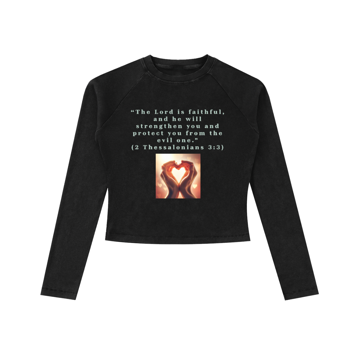 Dyed Washed Raglan Long Sleeve Slim T-Shirt