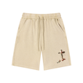 Mineral Wash Waffle Knit Shorts