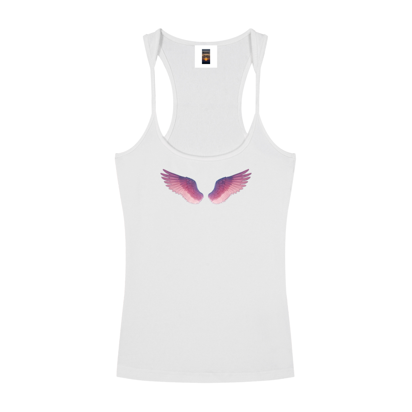 Slim Fit Ribbed Racerback Tank Top