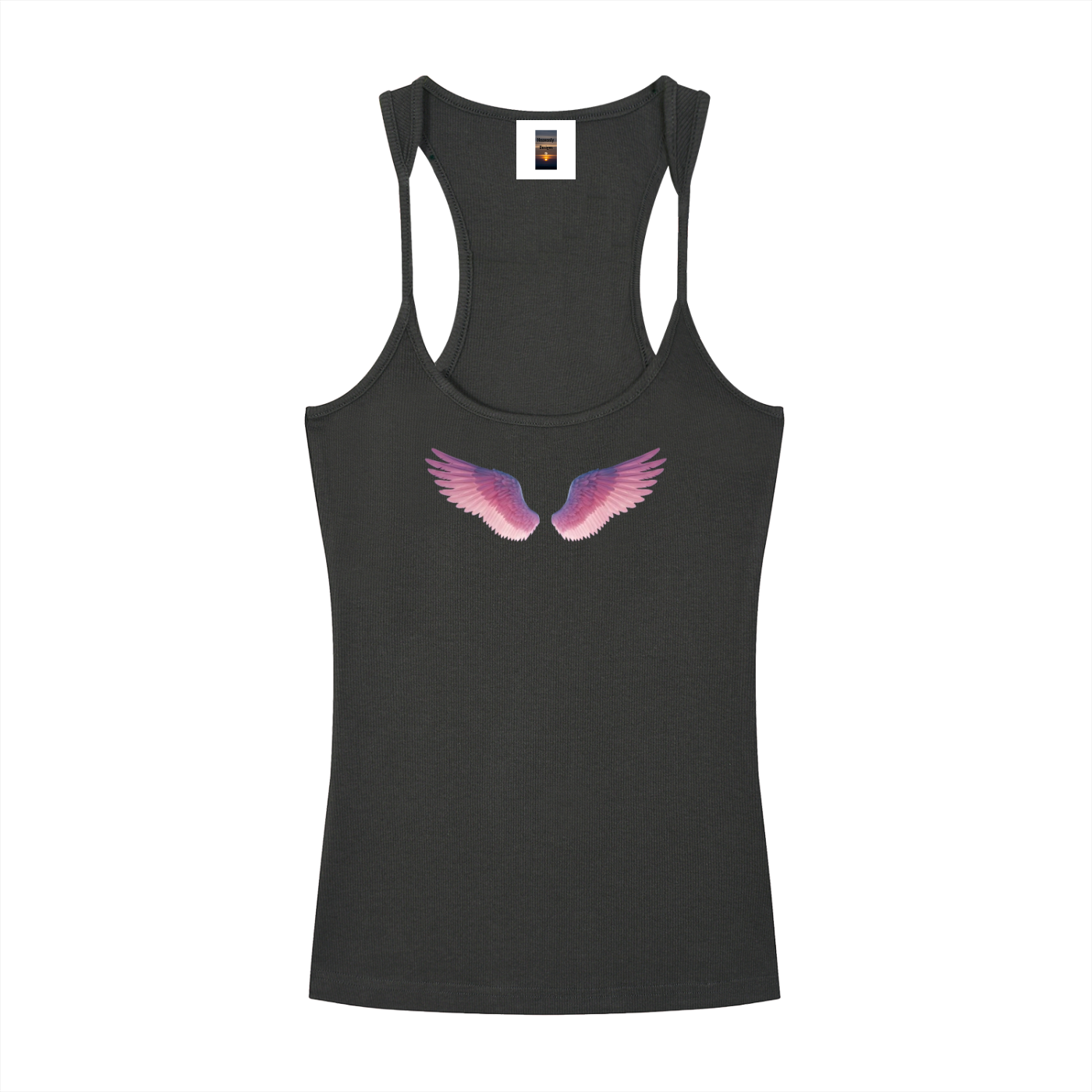 Slim Fit Ribbed Racerback Tank Top