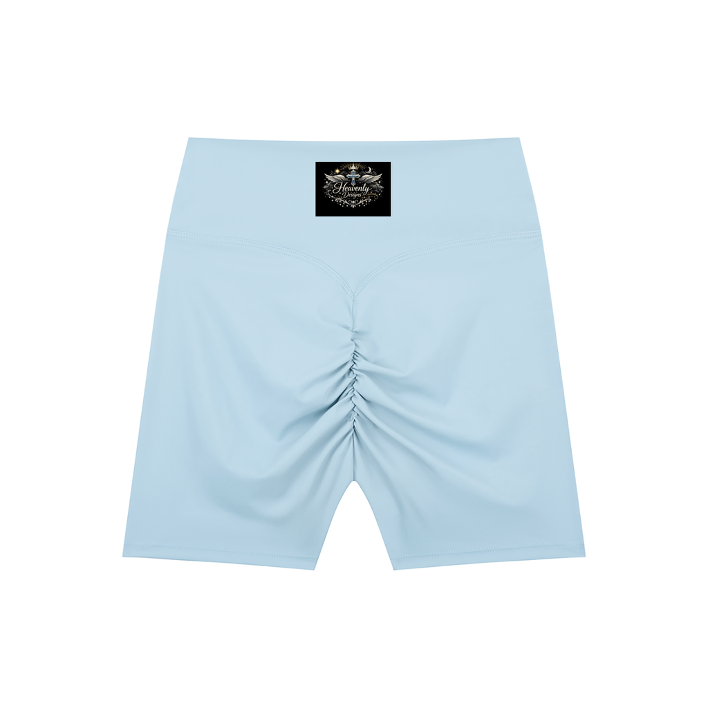 High-Waisted Blend Biker Shorts