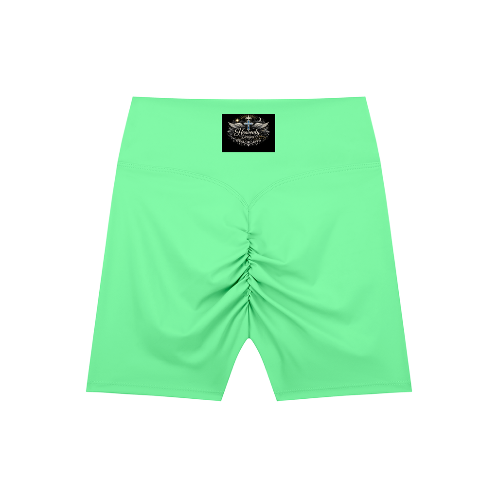 High-Waisted Blend Biker Shorts