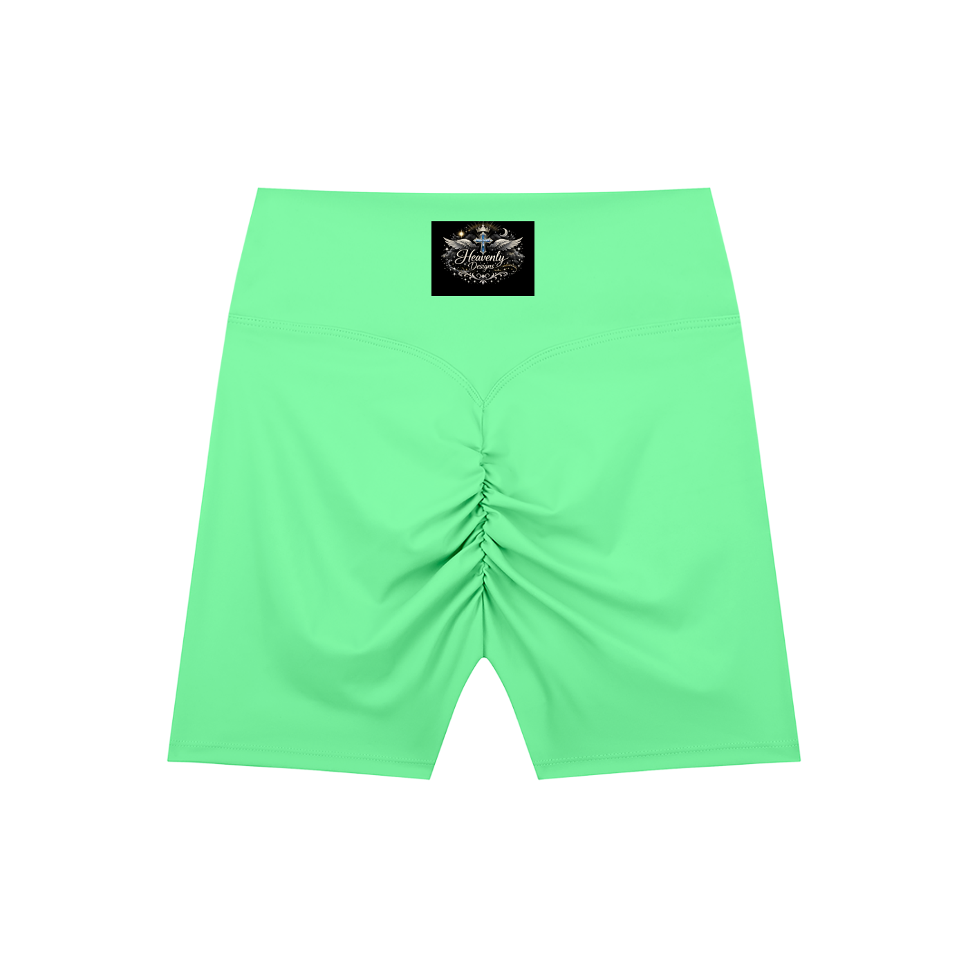 High-Waisted Blend Biker Shorts