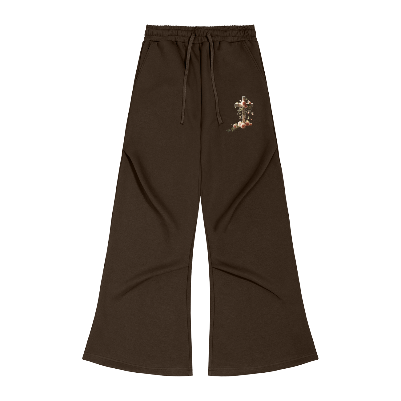 Wide Leg Drawstring Sweatpants