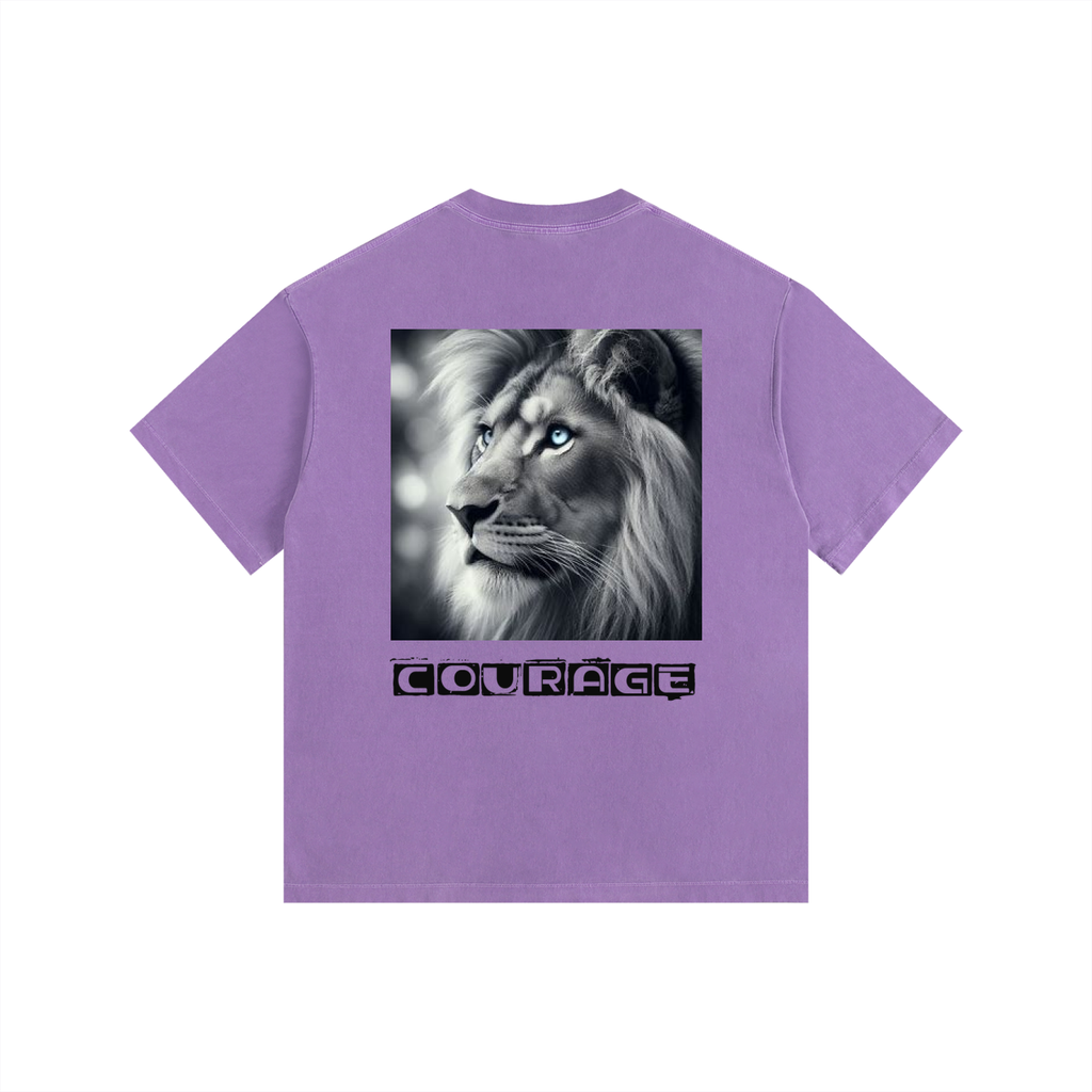 Vintage Washed Oversized Cotton T-Shirt