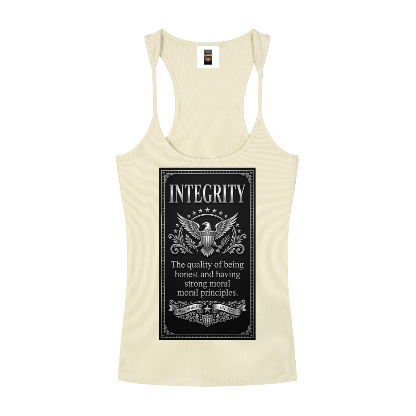 Slim Fit Ribbed Racerback Tank Top