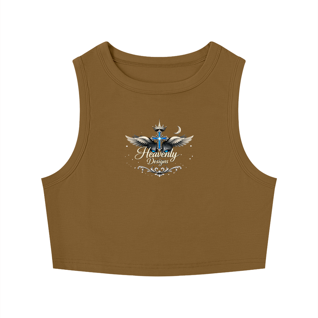 Women's Tight Crewneck Crop Tank Top