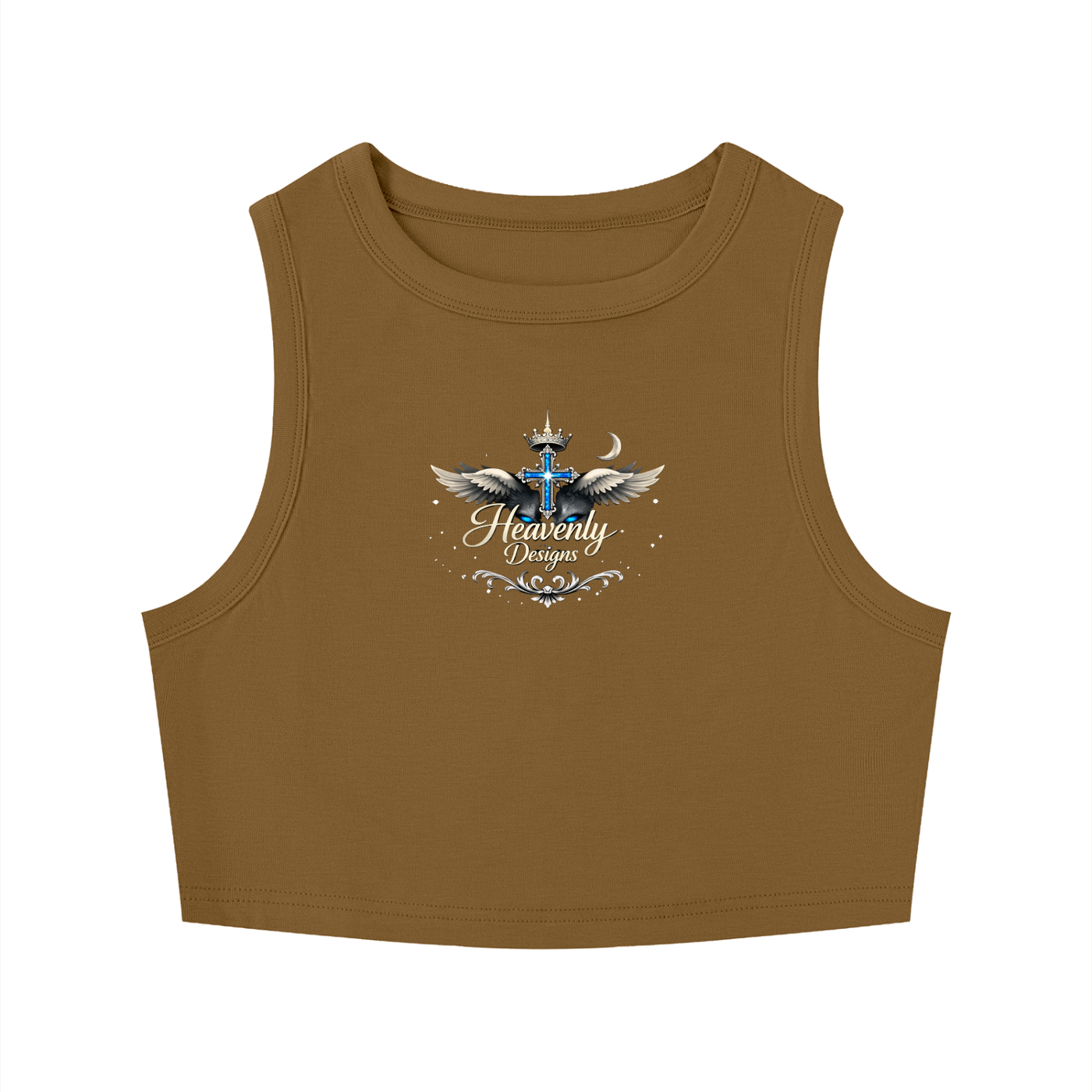 Women's Tight Crewneck Crop Tank Top