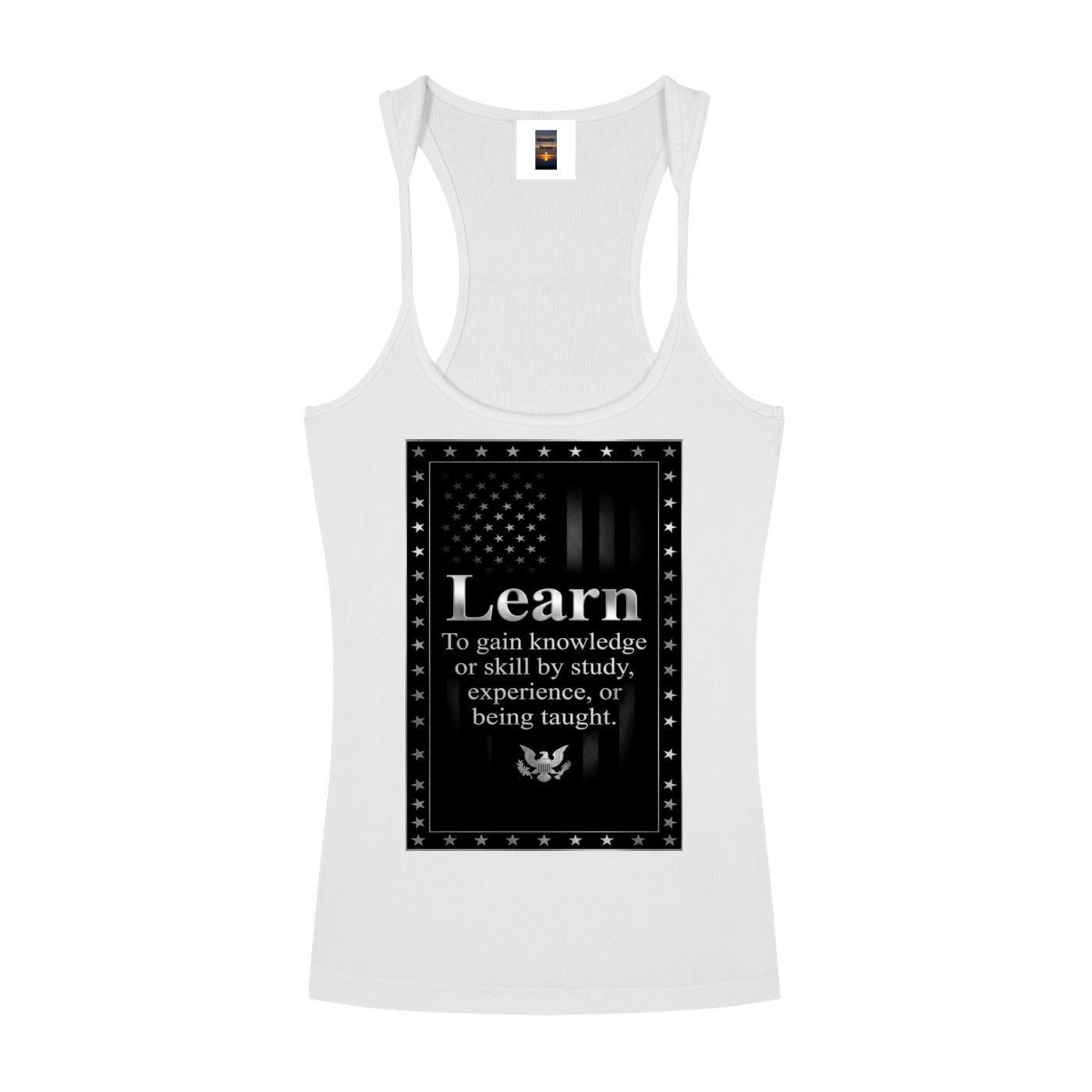 Slim Fit Ribbed Racerback Tank Top