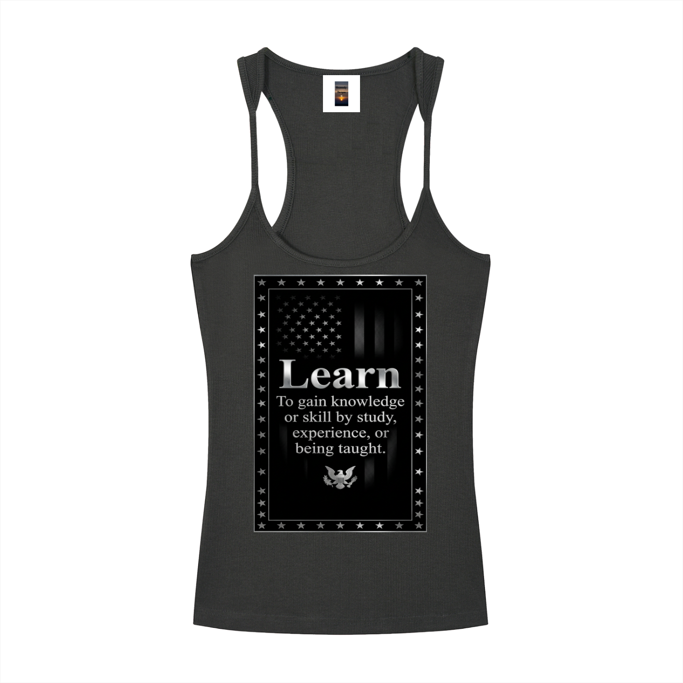 Slim Fit Ribbed Racerback Tank Top