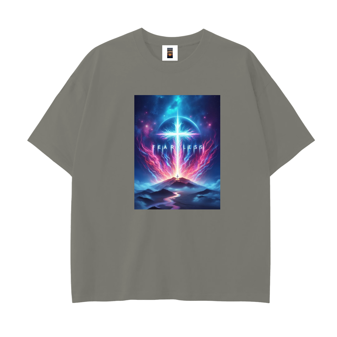 Drop Shoulder Cotton T-Shirt
