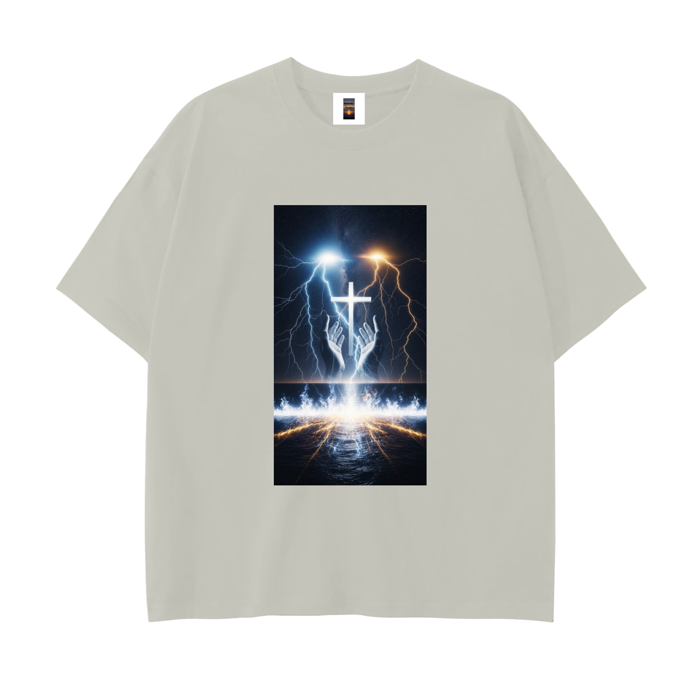 Drop Shoulder Cotton T-Shirt