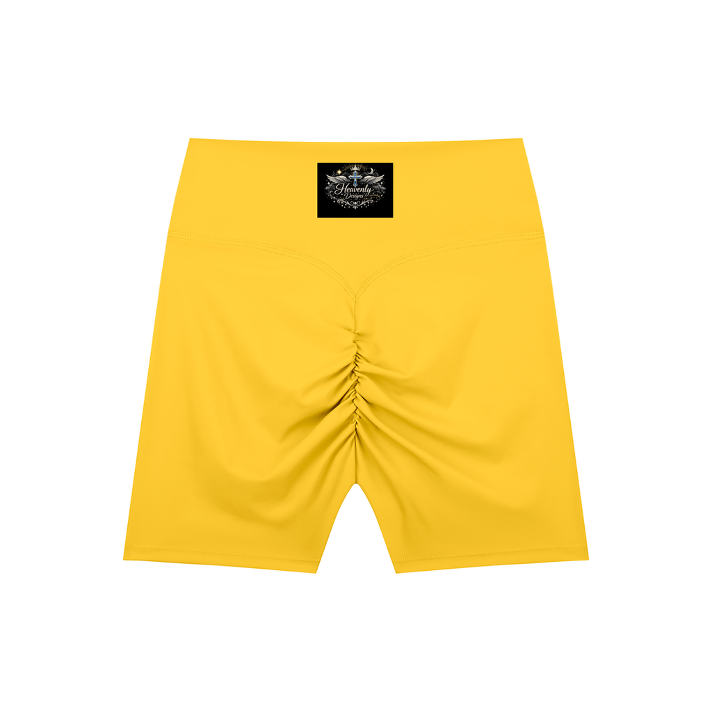 High-Waisted Blend Biker Shorts
