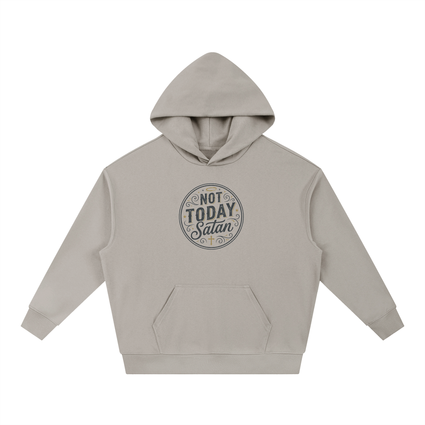 Essential Boxy Heavyweight  Drop-Shoulder  Hoodie
