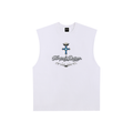 Raw Edge Cotton Tank Top