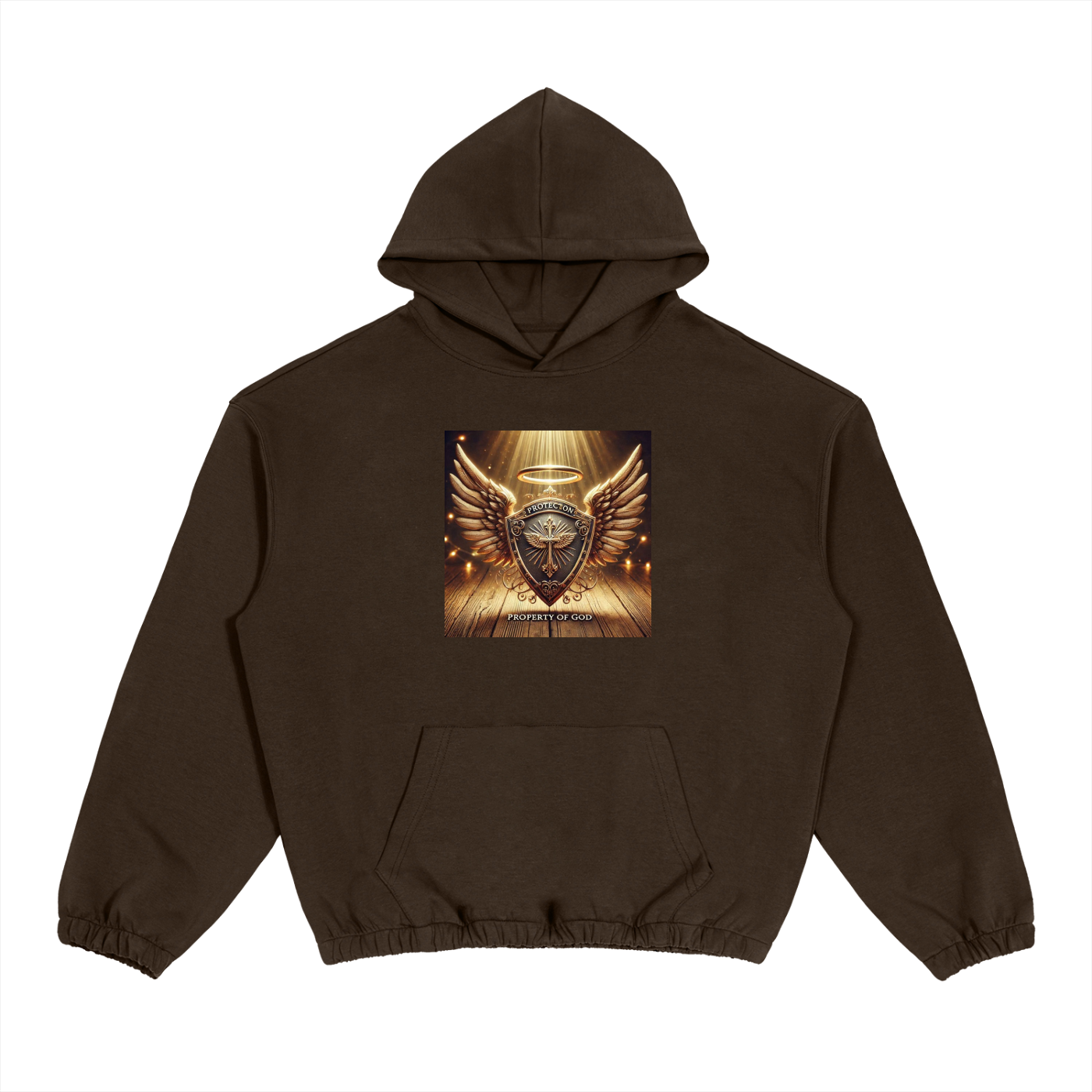 Boxy Cinched Hem Hoodie