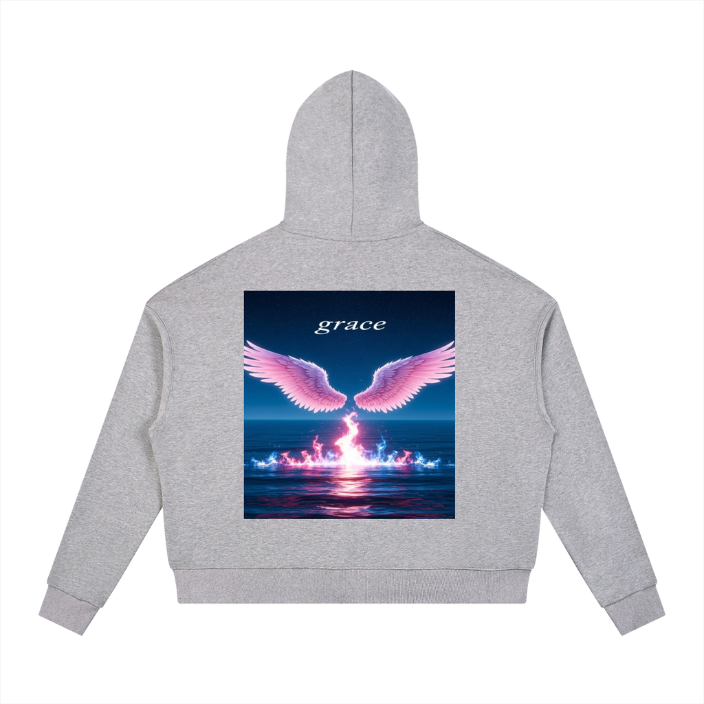 Contrast Drawstring Hoodie