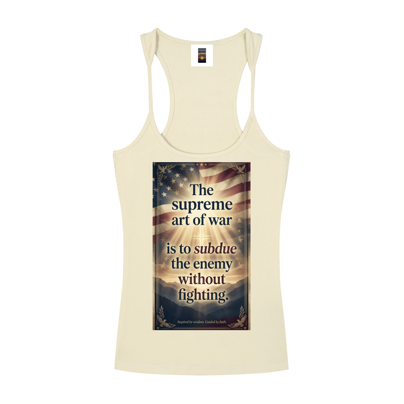 Slim Fit Ribbed Racerback Tank Top