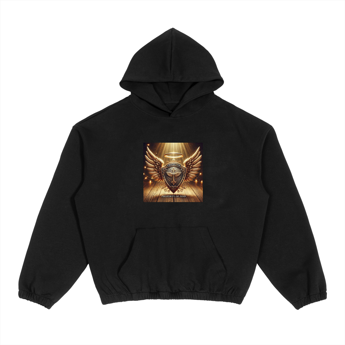 Boxy Cinched Hem Hoodie