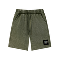Mineral Wash Waffle Knit Shorts