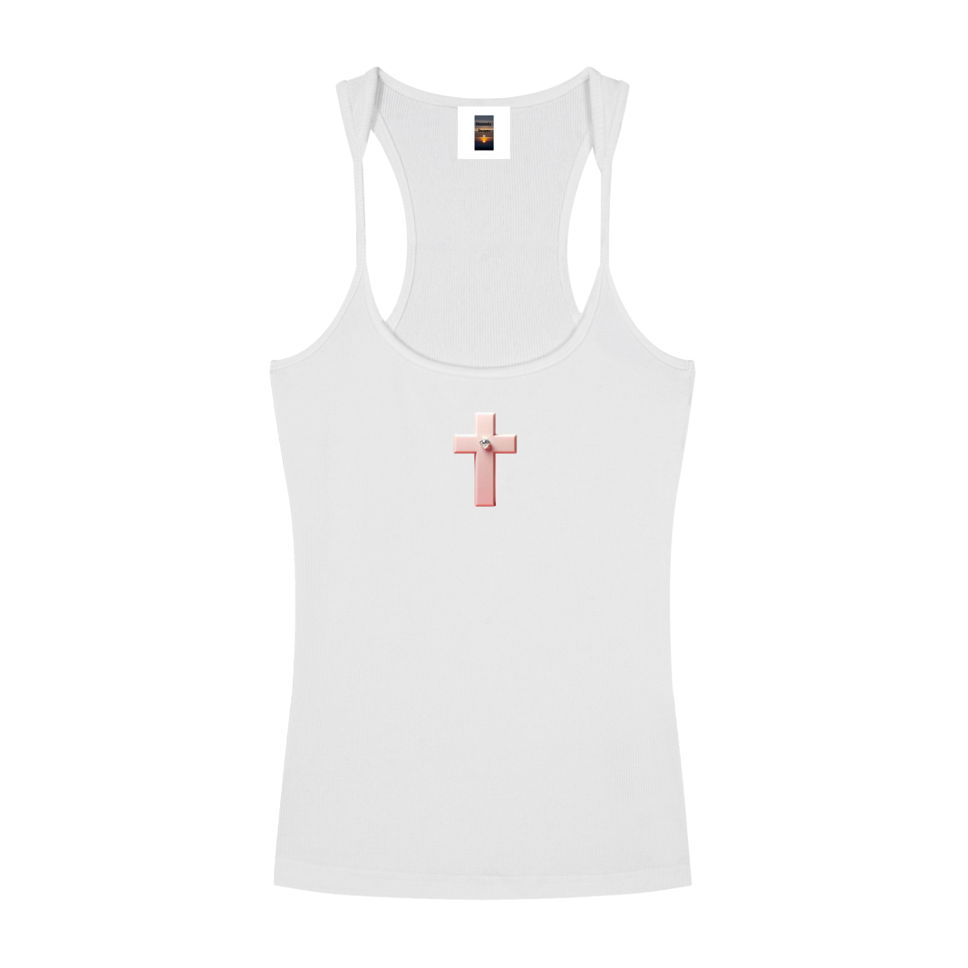 Slim Fit Ribbed Racerback Tank Top