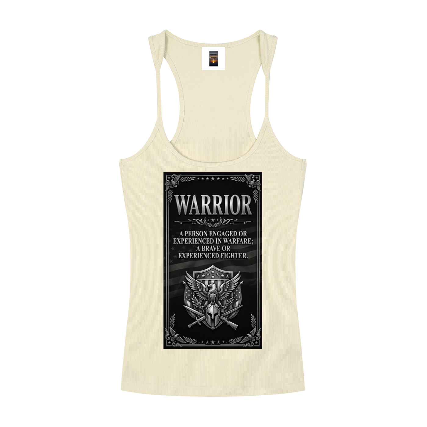 Slim Fit Ribbed Racerback Tank Top