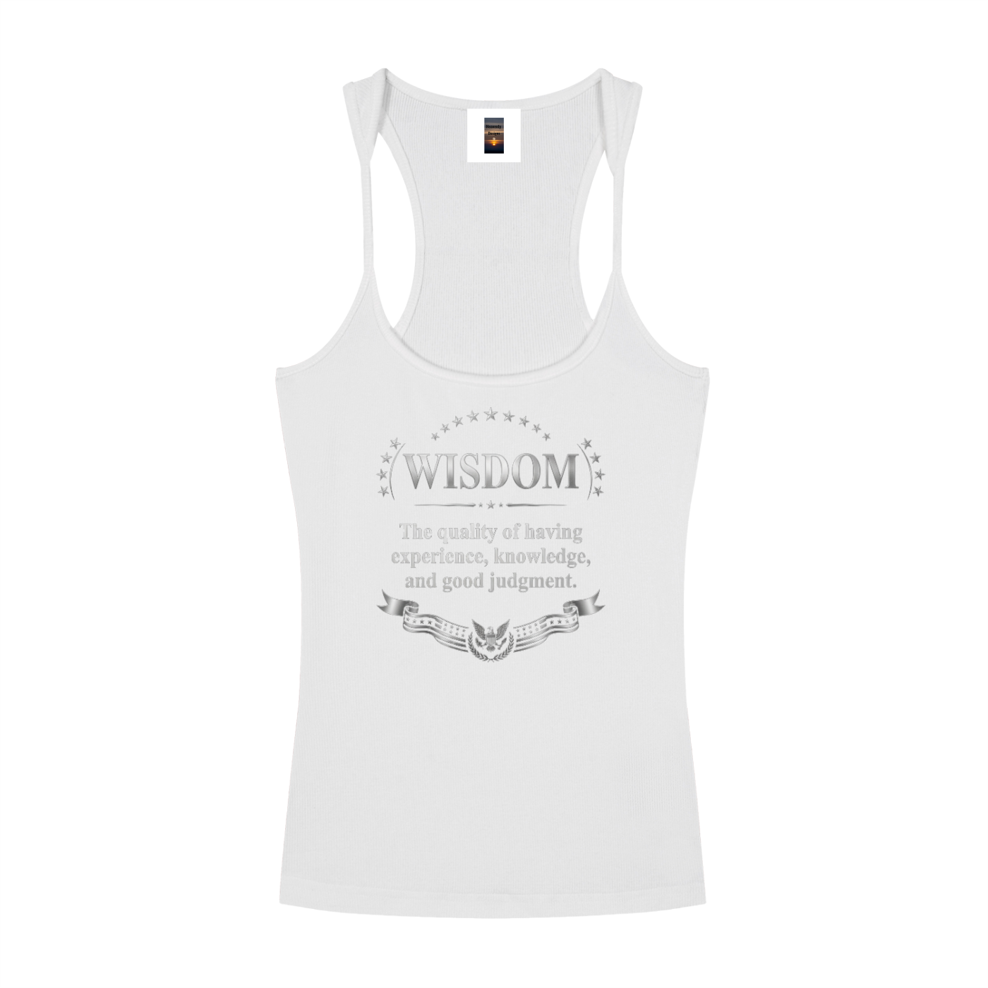 Slim Fit Ribbed Racerback Tank Top