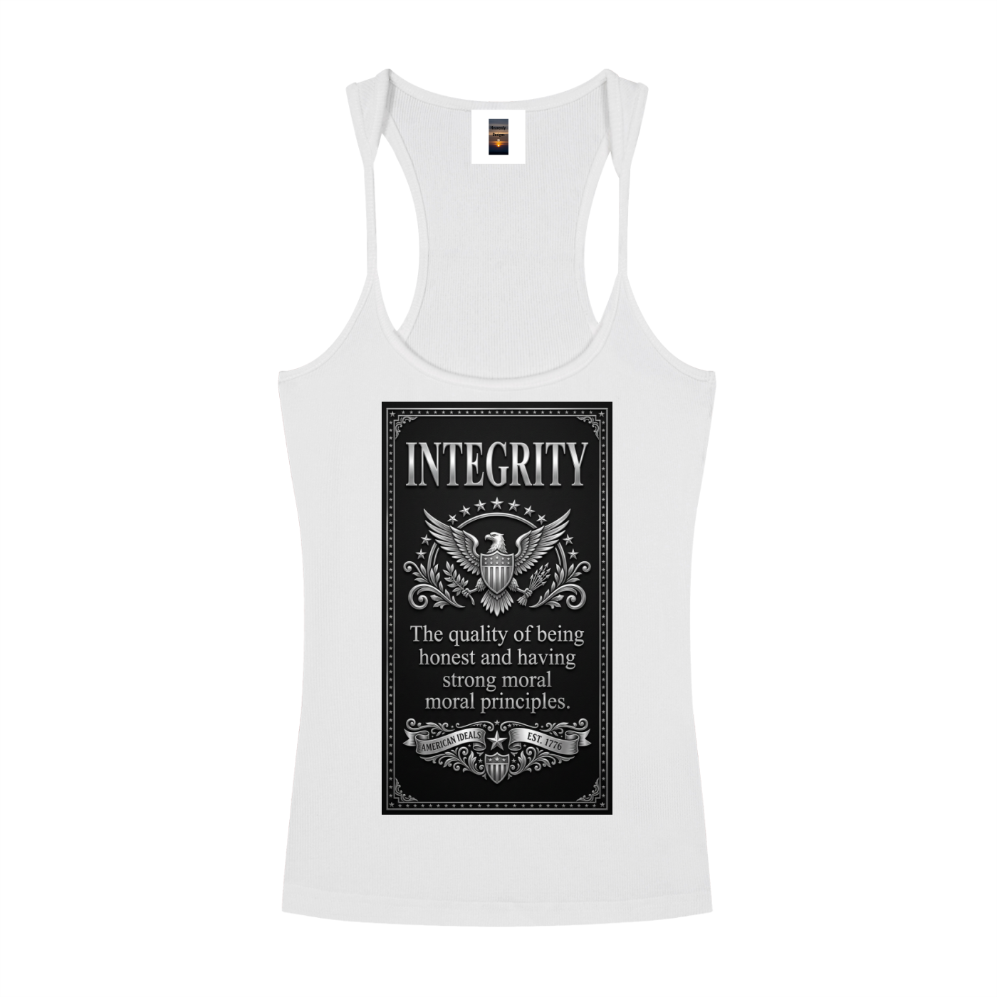 Slim Fit Ribbed Racerback Tank Top