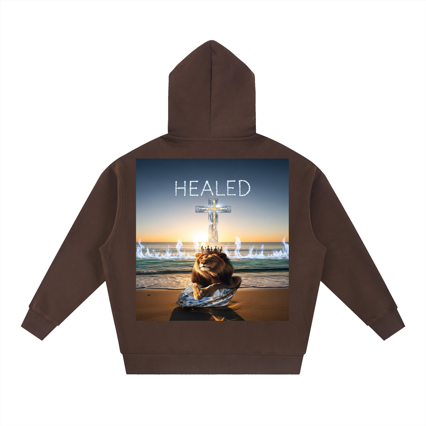 Essential Oversized Boxy Fit Fleece Hoodie
