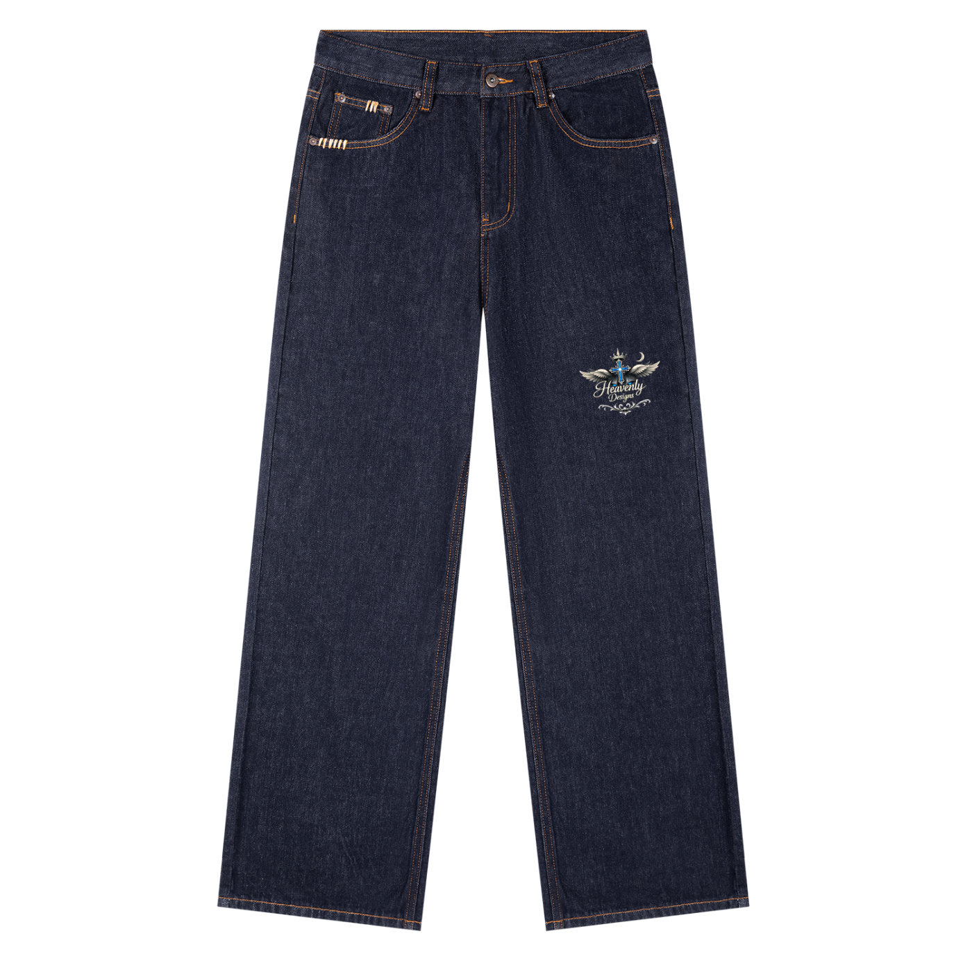 Heavyweight Straight Leg Denim Jeans
