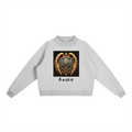 Essential Fleece Mock-Neck Crew Sweatshirt